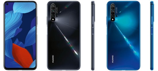 Huawei nova 5T mit 1&1 Vertrag – Bundle